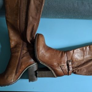 Brand New Brown Over the Knee Boots